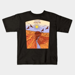 Zion National Park Utah Kids T-Shirt